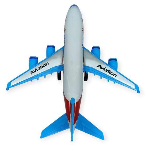 Sürtmeli Yolcu Uçağı 16 cm - Beyaz