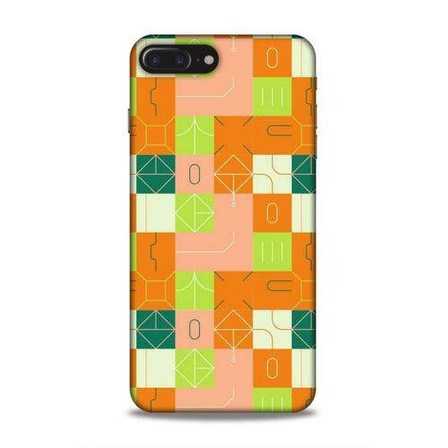 Apple Iphone 8 Plus Uyumlu Kılıf Insomnia (48) Bumper Kılıf Fıstık Yeşili Turuncu
