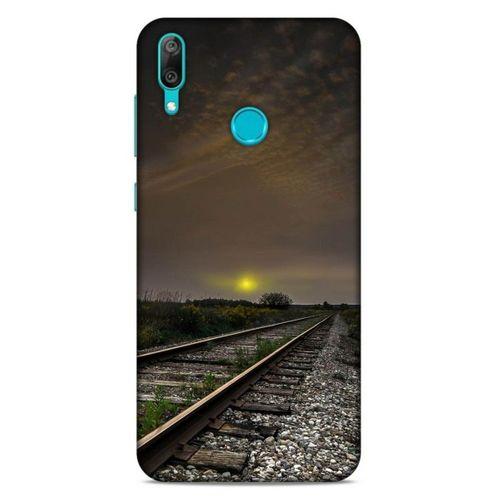 Lopard Huawei Y7 2019 Uyumlu Kılıf Gece'S (33) Hybrid Kılıf Demiryolu