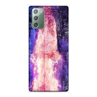 Samsung Galaxy Note 20 Kılıf Mavi Mor Pembe Tas Arka Kapak Silikon Koruma Full Koruyucu