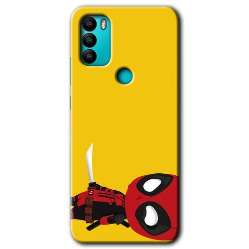 MRCİLETİSİM General Mobile GM 21 Plus Kılıf HD Desen Baskılı Arka Kapak + Temperli Cam - DeadPool 6