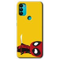 MRCİLETİSİM General Mobile GM 21 Plus Kılıf HD Desen Baskılı Arka Kapak + Temperli Cam - DeadPool 6
