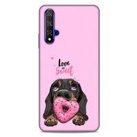 Animax Dachshund Donut Huawei P Smart S Y8P Kılıf Desenli Silikon