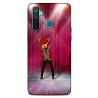 Oppo Realme 5 Pro Kılıf FunnyMaX (27) Tasarımlı Kılıf Fuşya