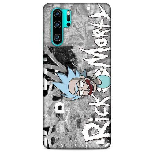 Huawei P30 Pro Uyumlu Kılıf Rick And Morty (10) Full Koruma Kılıfı Space Beth