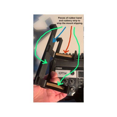 Yamaha DTXPro Davul Modülü Telefon Tutucu Montajı (Bu ürün Sadece Plastik parçadır - Almadan Önce Soru Sorabilirsiniz)