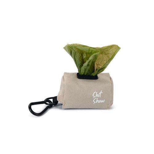 Beeztees Köpek Dışkı Toplama Poşeti Taşıma Çantası, Gri, 7,5x3,5x4cm