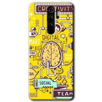 MRCİLETİSİM Xiaomi Redmi Note 8 Pro Kılıf Kapak - Smart 2 +Hayalet Ekran Yandan Gözükmez