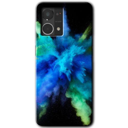 Oppo Reno 7 4G Kılıf HD Desen Baskılı Arka Kapak - Karışım 1 + Kırılmaz Cam