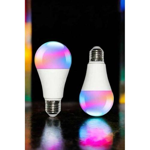 Renk Değiştirebilen Rgb Işıklı Led Ampul A+enerji 10 Watt Led Işık