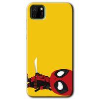 MRCİLETİSİM Huawei Y5P Kılıf HD Desen Baskılı Arka Kapak + Temperli Cam - DeadPool 6