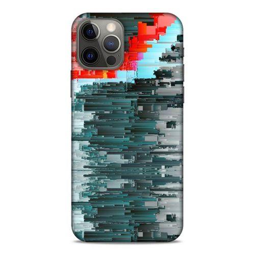 Lopard Apple iPhone 12 Pro Uyumlu Kılıf PiXel (19) Kılıfları Gri Yeşil
