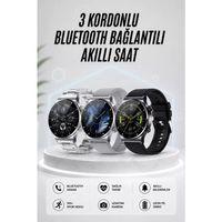 Akıllı Saat Amoled Ekran Bluetooth Bağlantılı Sesli Görüşme Nabız Ölçer