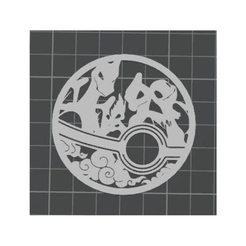 Charizard Evrim Pokeball Duvar Sanatı (Bu ürün Sadece Plastik parçadır - Almadan Önce Soru Sorabilirsiniz)