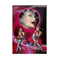 Esmer Victoria Büyük Boy Titreşimli Sesli Realistik Şişme Kadın
