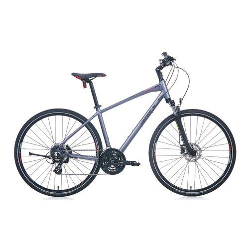 Carraro Sportive 225 Hidrolik Fren 24 Vites 28 Jant Şehir Bisikleti Andrsit-Kırmızı 45 cm