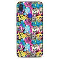 Graffitix (7) Desenli Silikon Kapak Xiaomi Redmi Note 7 Kılıf