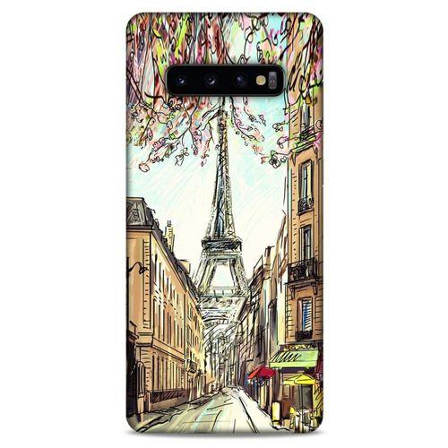 Cityx (31) Samsung Galaxy S10 Plus Kılıf Silikon Kapak Desenli