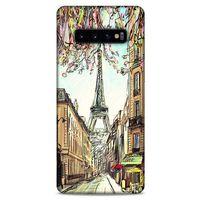 Cityx (31) Samsung Galaxy S10 Plus Kılıf Silikon Kapak Desenli