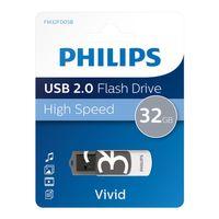 PHILIPS FM32FD05B, 32GB, USB 2.0, Vivid, Gölge Grisi, Flash Disk