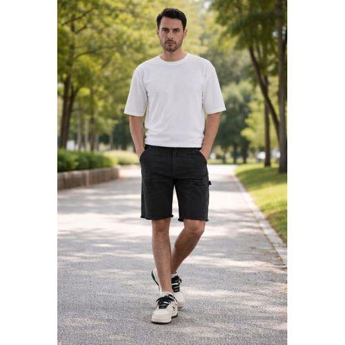 ALEXANDERGARDI Soluk Efektli Denim Şort