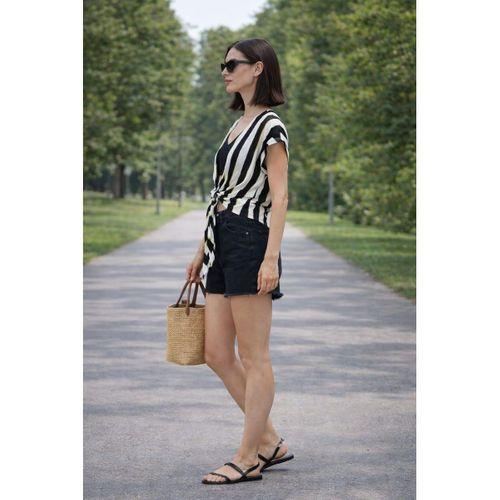 ALEXANDERGARDI Önü Bağlamalı Desenli Bluz