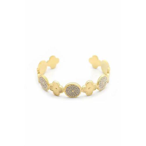 Vc Yonca Bileklik - Altın