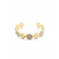 Vc Yonca Bileklik - Altın