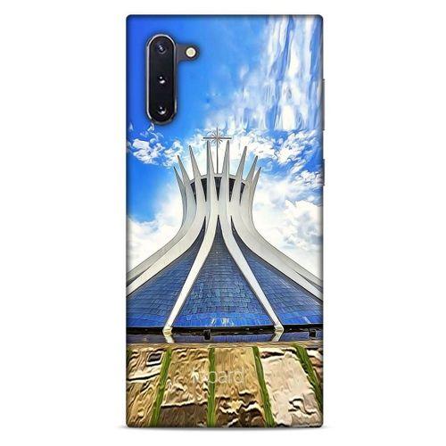 Samsung Galaxy Note 10 Kılıf Dünya Mimarisi (16) Kalın Kılıf Brasilia Katedrali