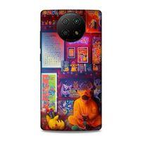 Lopard Xiaomi Redmi Note 9 5g Uyumlu Kılıf Retro (27) Tasarımlı Kılıf