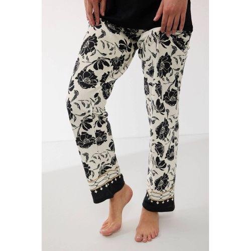 Anıl 11709 Kadın Kısa Kol Tencel Kumaş Desenli Pijama Takımı