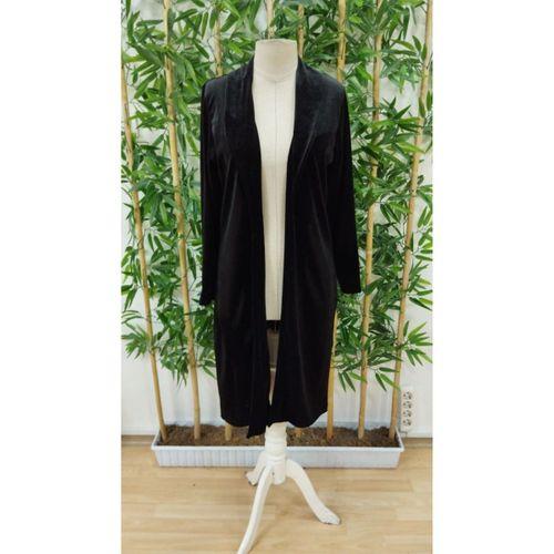 Kadın Uzun Kollu önü Açık Kolları Uzun Midi Ceket