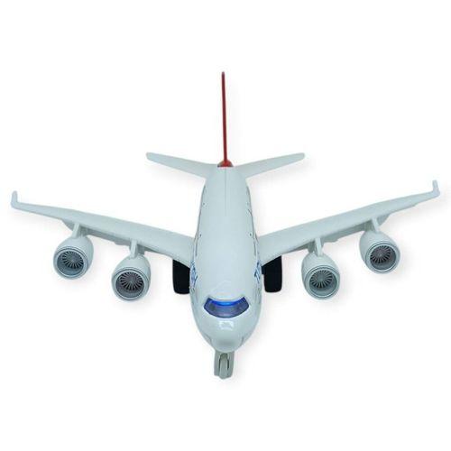 Çek Bırak Metal Yolcu Uçağı - 21 cm - Büyük Boy