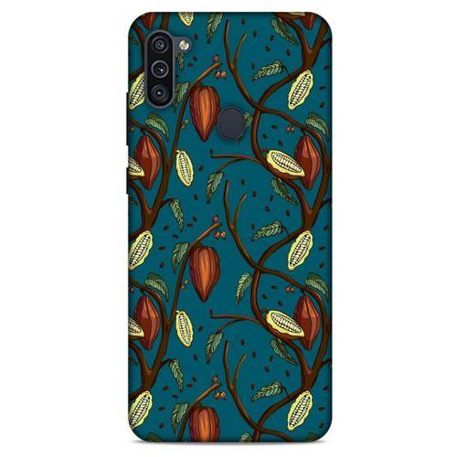 Frutix Kakao Çekirdeği 01 Samsung Galaxy M11 Kılıf Desenli Silikon