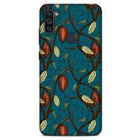 Frutix Kakao Çekirdeği 01 Samsung Galaxy M11 Kılıf Desenli Silikon