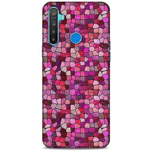 Realme 5i Uyumlu Kılıf Pembe Delisi (16) Kalın Kılıf Suluboya