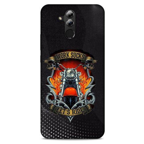 Huawei Mate 20 Lite Uyumlu Kılıf Motorsiklet (8) Baskılı Kılıf Harley Davidson