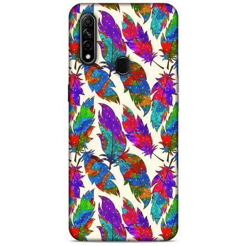 Oppo A31 Kılıf Desenli Özel Seri Tüyler (34) Slim Armor Kılıf