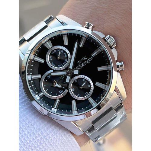 Slazenger İtalyan Tasarım Bileklik Hediyeli 2 Yıl Garantili 10 Atm Çelik Erkek Kol Saat ESL.Y2522.6