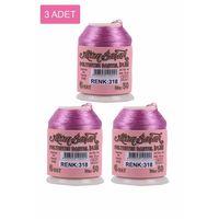 3 Adet Altınbaşak Oya ve Dantel İpi 20 gr - Royaleks - No: 318
