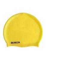 Delta Swimming Cap DS 255 - Silikon Bone Deluxe Yüzücü Havuz ve Deniz - Sarı