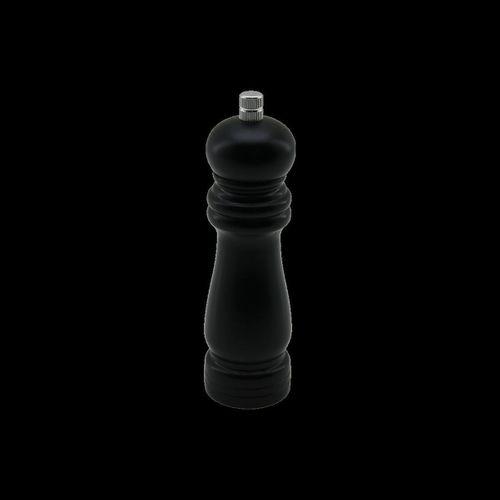 Küçük Siyah Ahşap Tuz ve Baharat Öğütücü (Çap 4.5 cm, 15.5 cm)