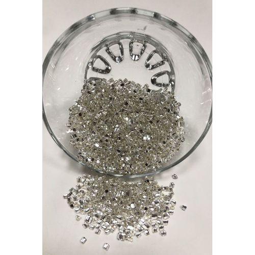 FdayAksesuar Preciosa Gümüş Renk Kesme Boncuk 1 Paket 50 Gram