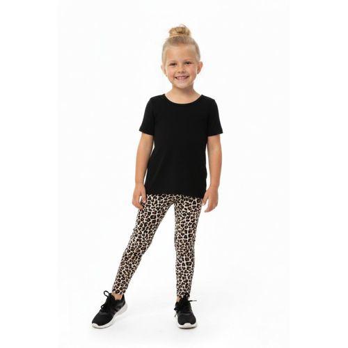 Kız Çocuk Fitilli Tayt Leopar BGL-ST05205