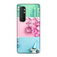 Xiaomi Mi Note 10 Lite Kılıf Duvar Susleri Arka Kapak Silikon Koruma Full Koruyucu