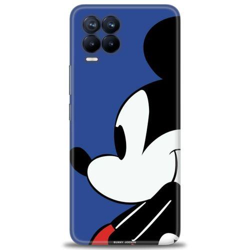 Realme 8 Pro Kılıf HD Baskılı Kılıf - Micky Mouse + Tam Ekran Koruyucu