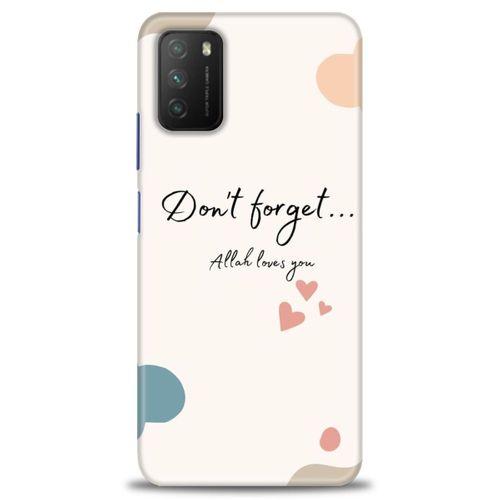 Xiaomi Poco M3 Kılıf HD Baskılı Kılıf - Fragile + Tam Ekran Koruyucu