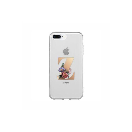 iPhone 7 Plus Z Harfi Desenli Şeffaf Telefon Kılıfı