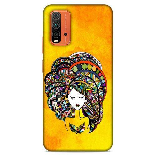 Lopard Xiaomi Redmi 9T Uyumlu Kılıf Sürreal Yüzler ♀ (34) Slim Armor Kılıf Desenli