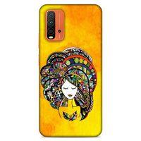 Lopard Xiaomi Redmi 9T Uyumlu Kılıf Sürreal Yüzler ♀ (34) Slim Armor Kılıf Desenli